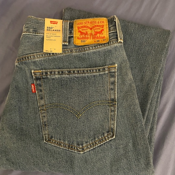 NWT Levi’s 550 Relaxed Jeans W38 L30 - Picture 13 of 14
